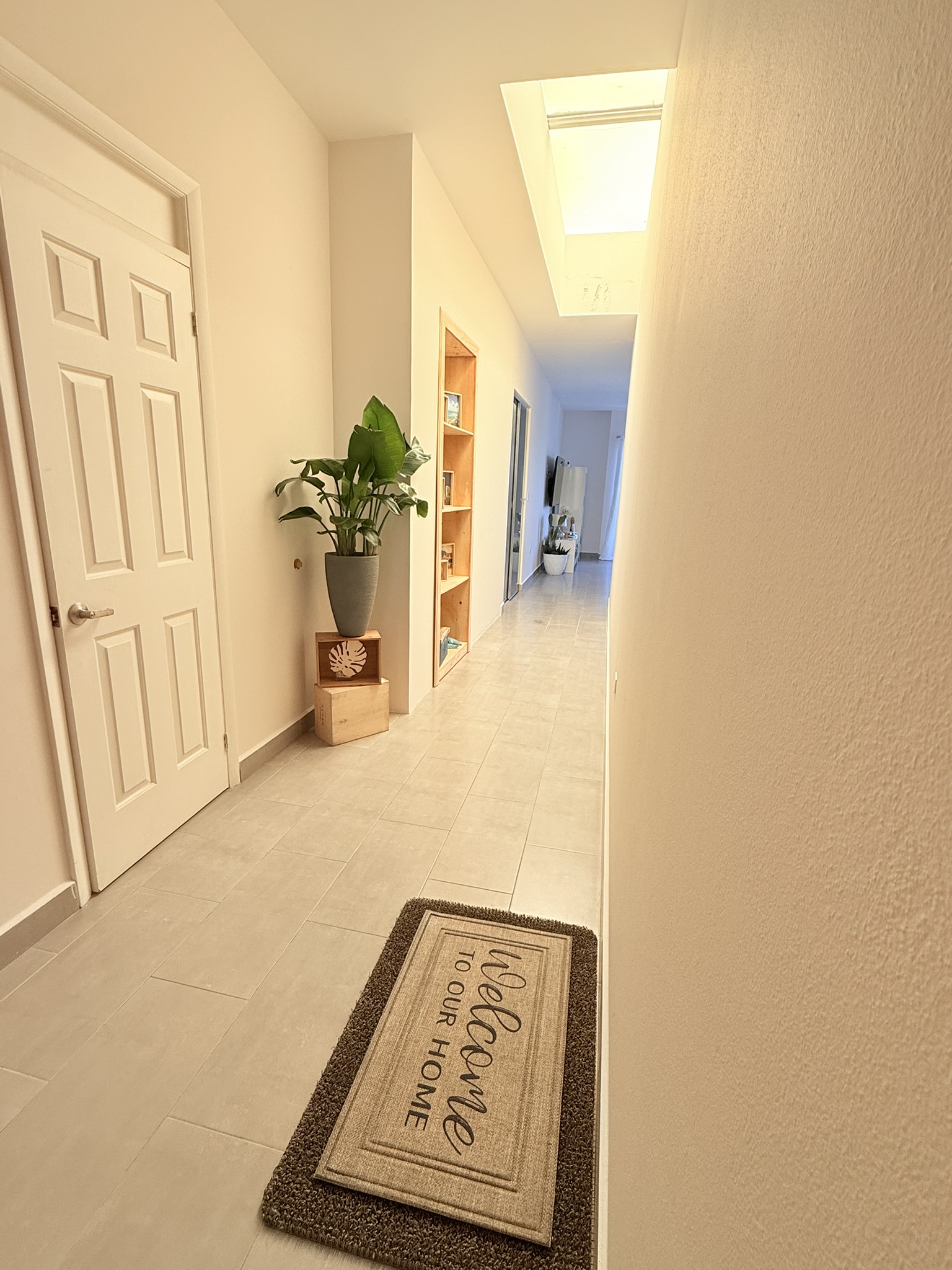 Bright entrance hallway